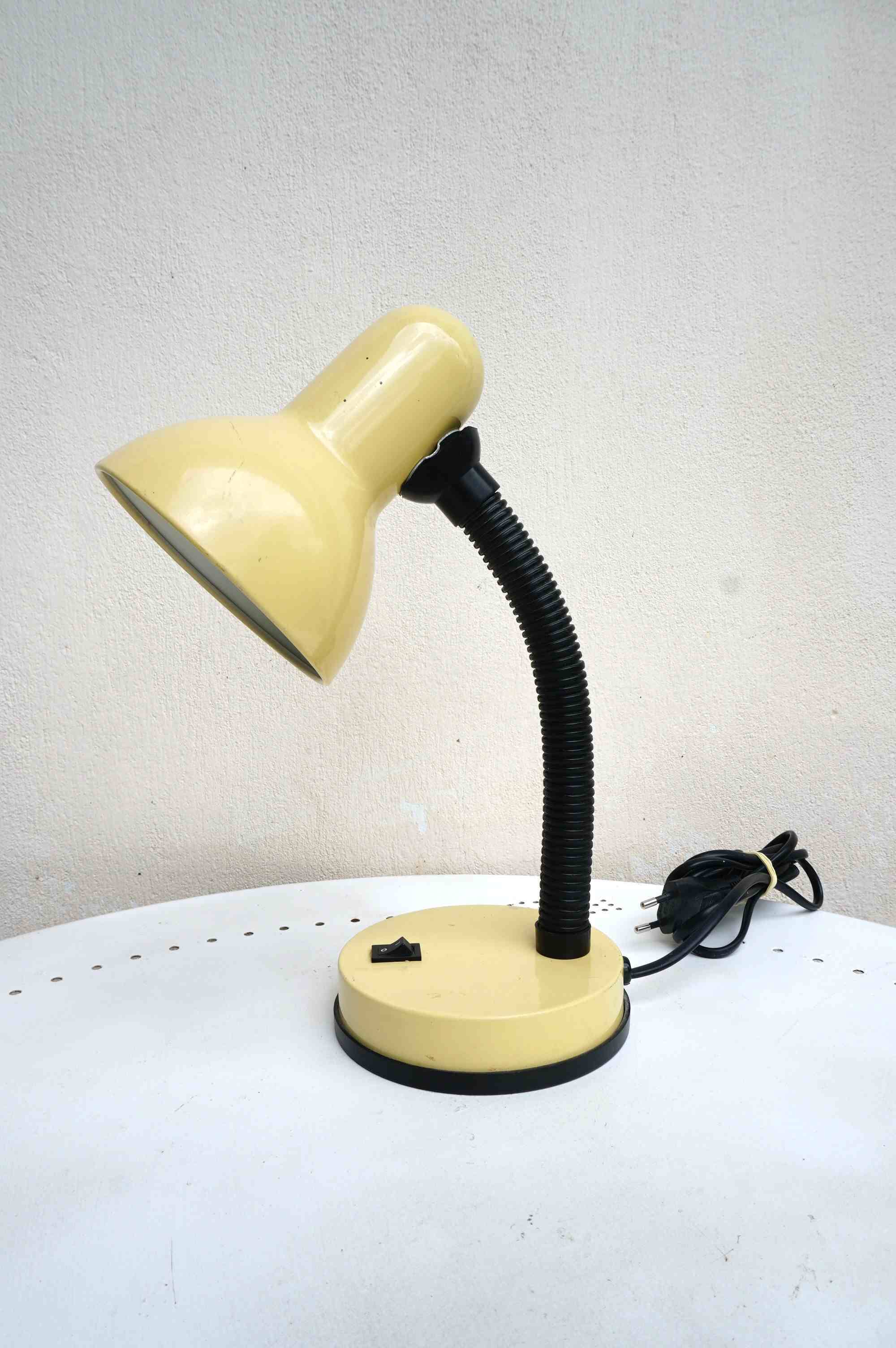 Metal desk lamp, 70s