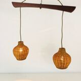 Mid-century rattan suspension - 1960s