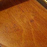 4 nesting teak rolling table Scandinavian design from the 60s Poul Hundevad