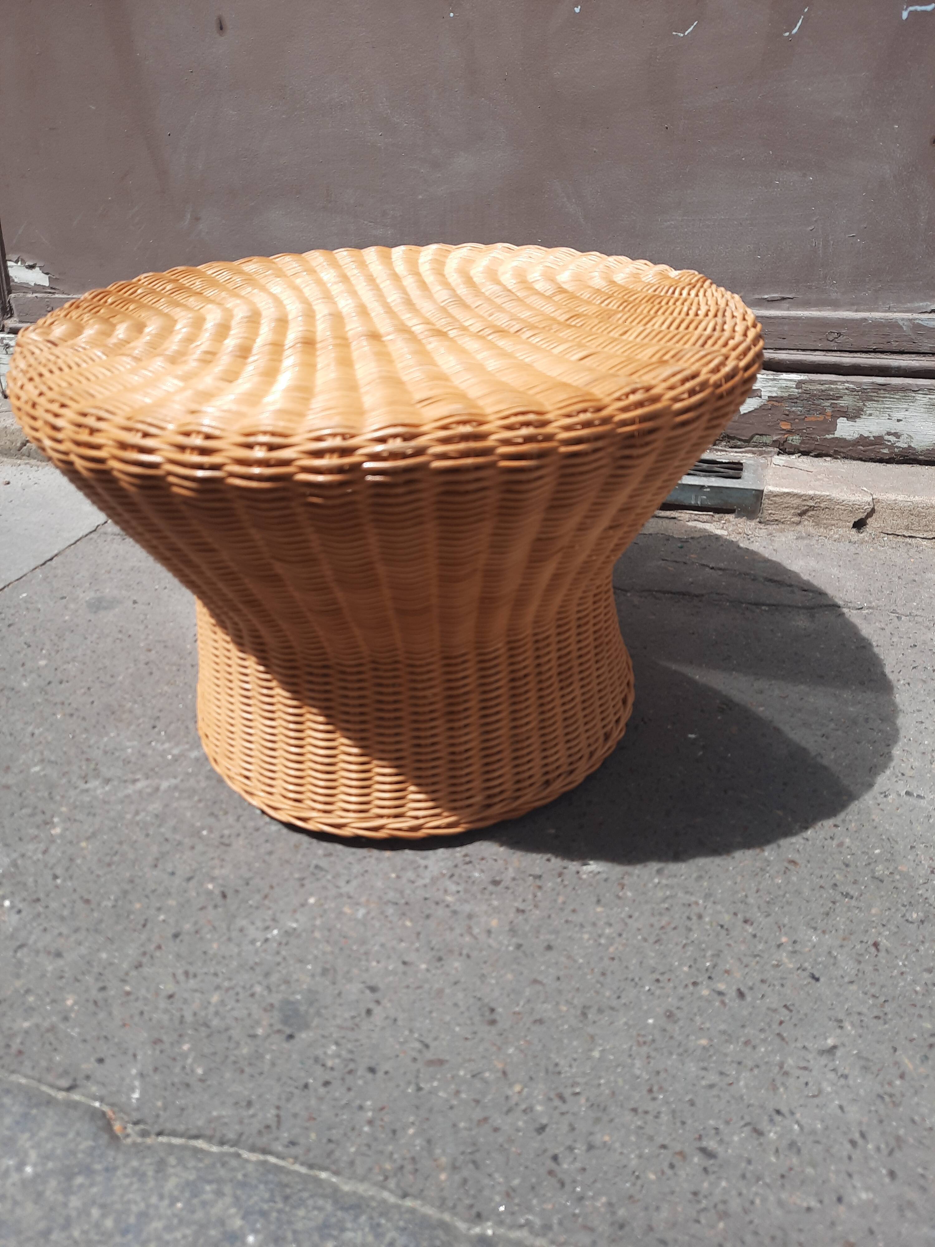 Rattan coffee table