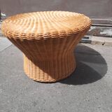Rattan coffee table