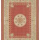 Handmade European Vintage Aubusson Kilim 270 cm x 373 cm