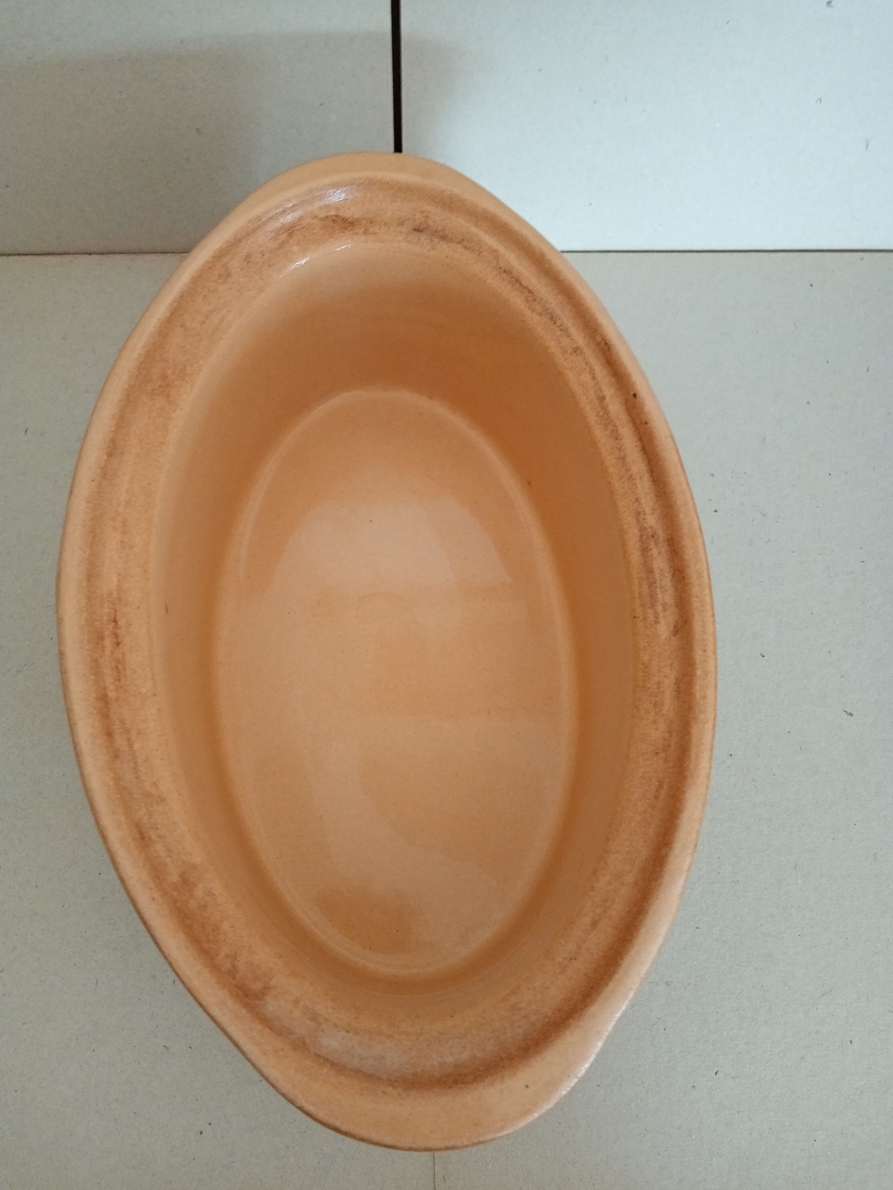 Enamelled ceramic terrine