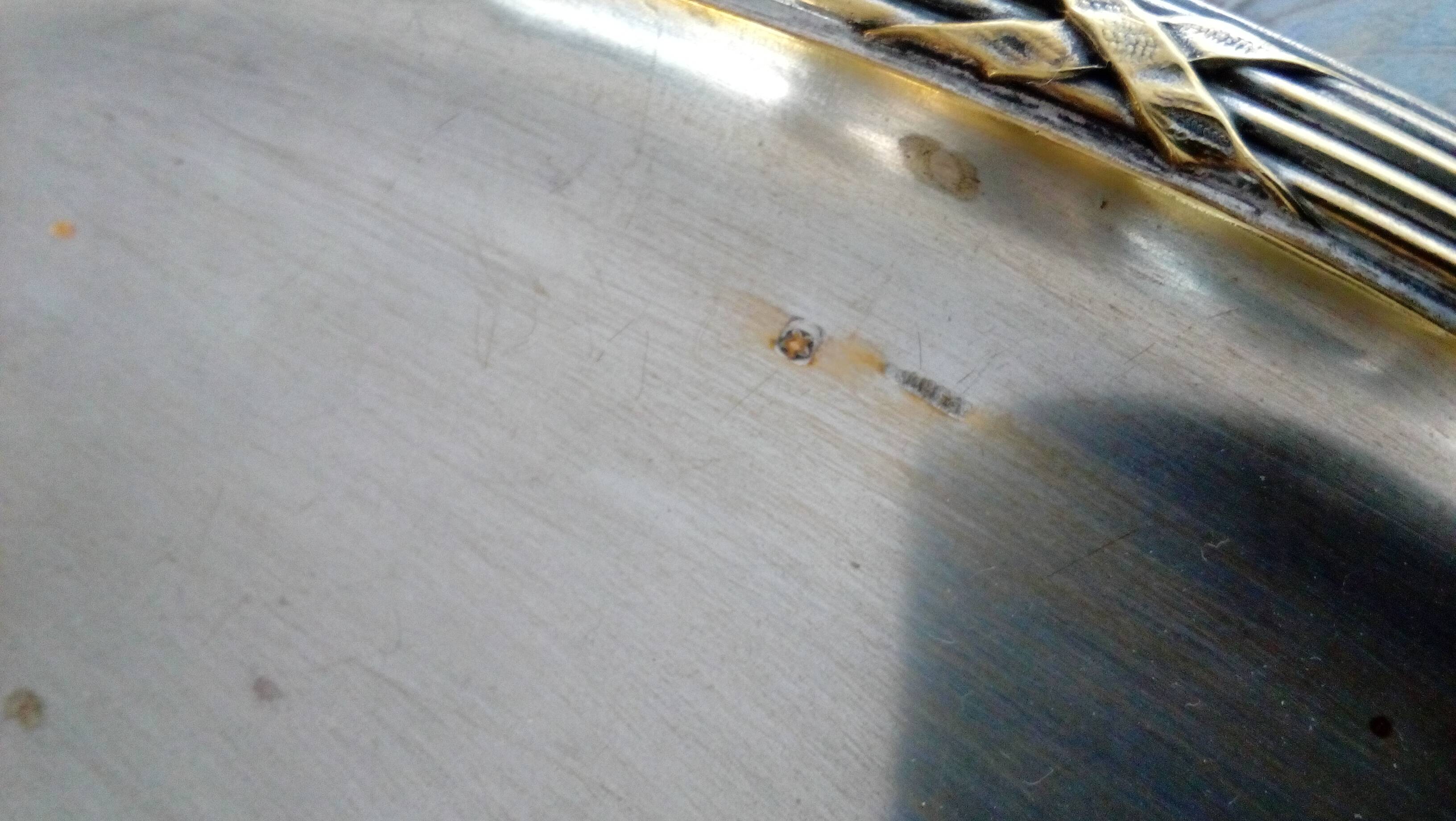 Silver metal liquor service