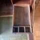 Secretary with grey marble top
