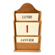 Perpetual calendar 1940s