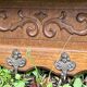 Wall coat rack - 6 hooks - Oak