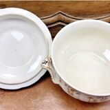 Old Longchamp vegetable soup tureen with Moustiers Olerys decor 2