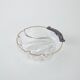 Glass bowl, Italian design, 1970s, made in Italy