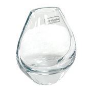 Vase en verre soufflé à la main, design minimaliste, Formano Allemagne, années 1980.
