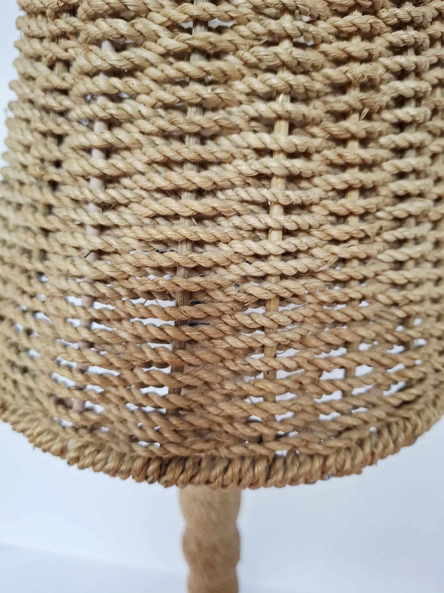 Rope lamp brutalist style