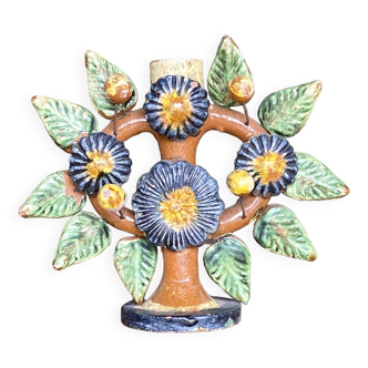 Aurelio FLORES, tree of life shaped candlestick