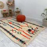 Handmade moroccan berber carpet 262 x 151 cm