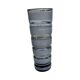 Smoked glass vase with gold stripe decoration, 1960s/1970s.