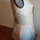 Rare old adjustable sewing bust stockman paris in cardboard
