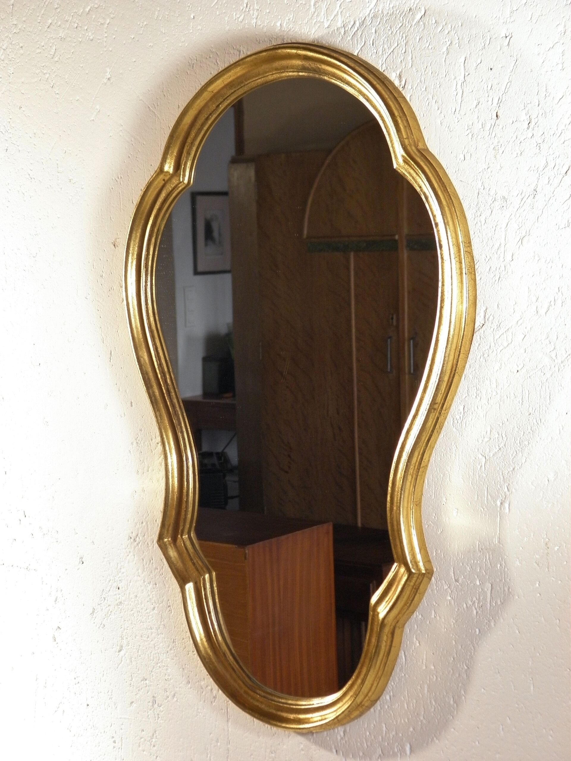 Mirror frame old gold 58 x 36 cm