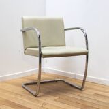 Set of 4 tubular design armchairs, Italy