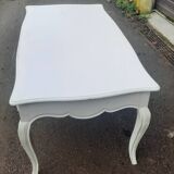 Louis XV style white painted coffee table