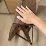 Vintage wooden step ladder 5 steps