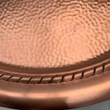 Art deco side table, copper top 1930s