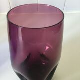 6 blue and purple orangeade glasses