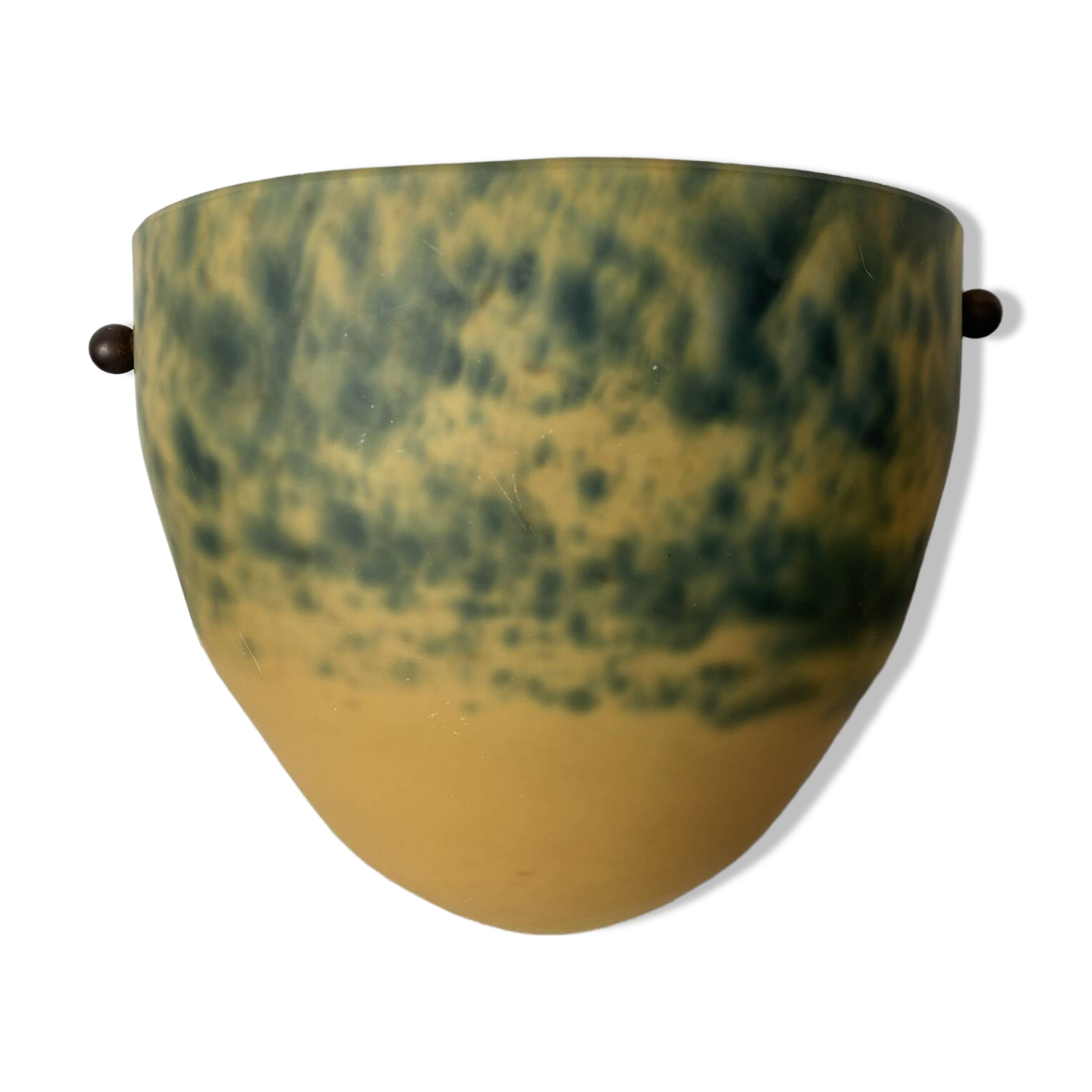 Wall light in glass paste