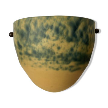 Wall light in glass paste