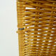 Magazine holder  in rattan wicker, wave shape 70s