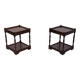 Georgian style set Mahogany night stands sofa tables .England