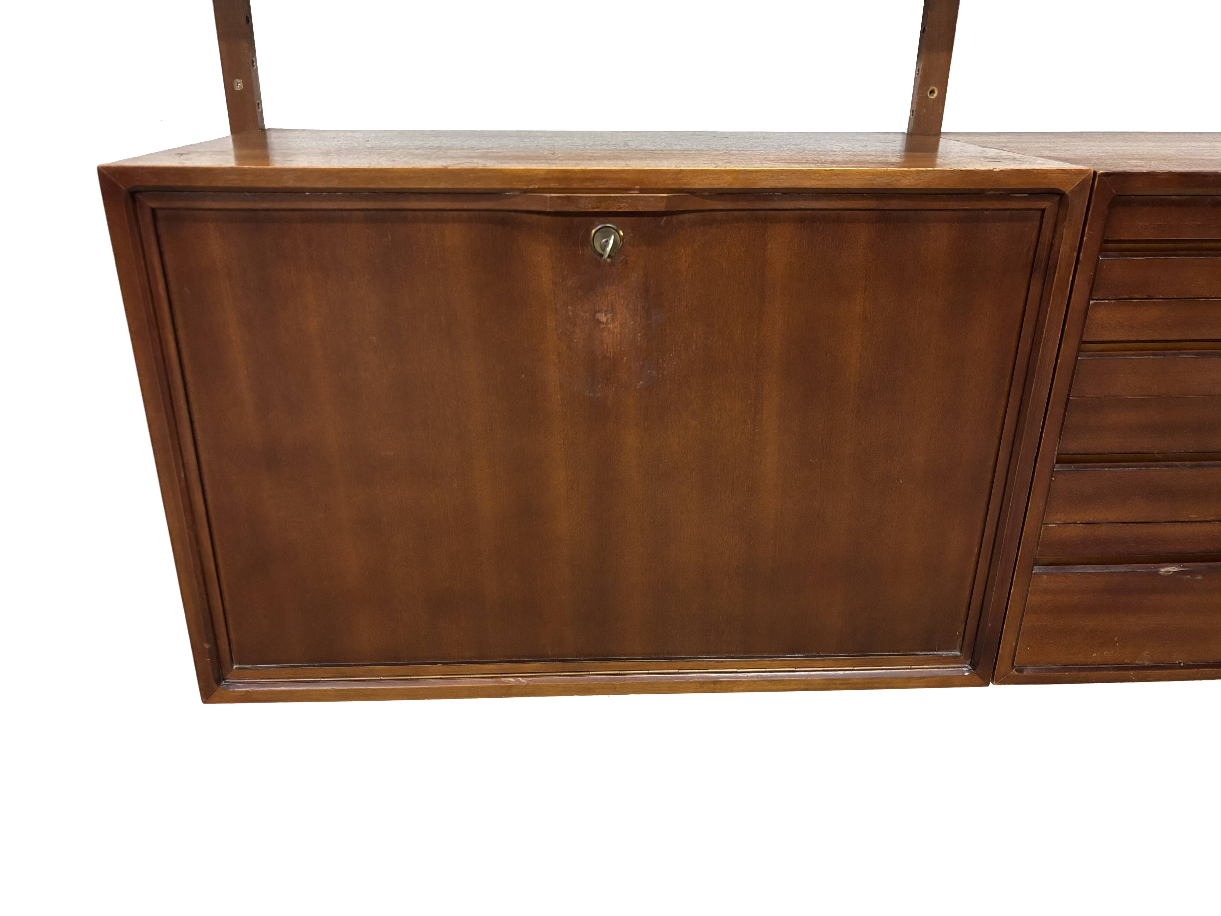 Vintage Poul Cadovius Royal System wall system wall unit