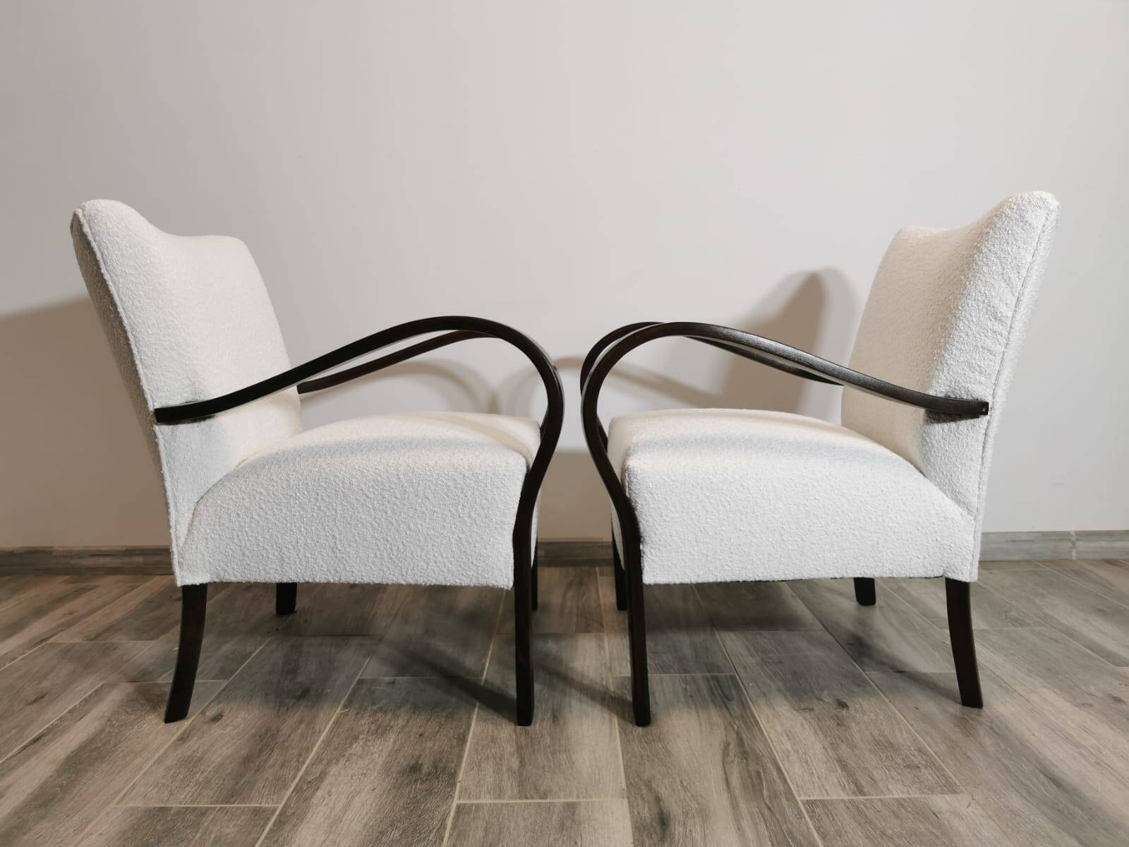 Art Deco Lounge Chairs, Set of 2