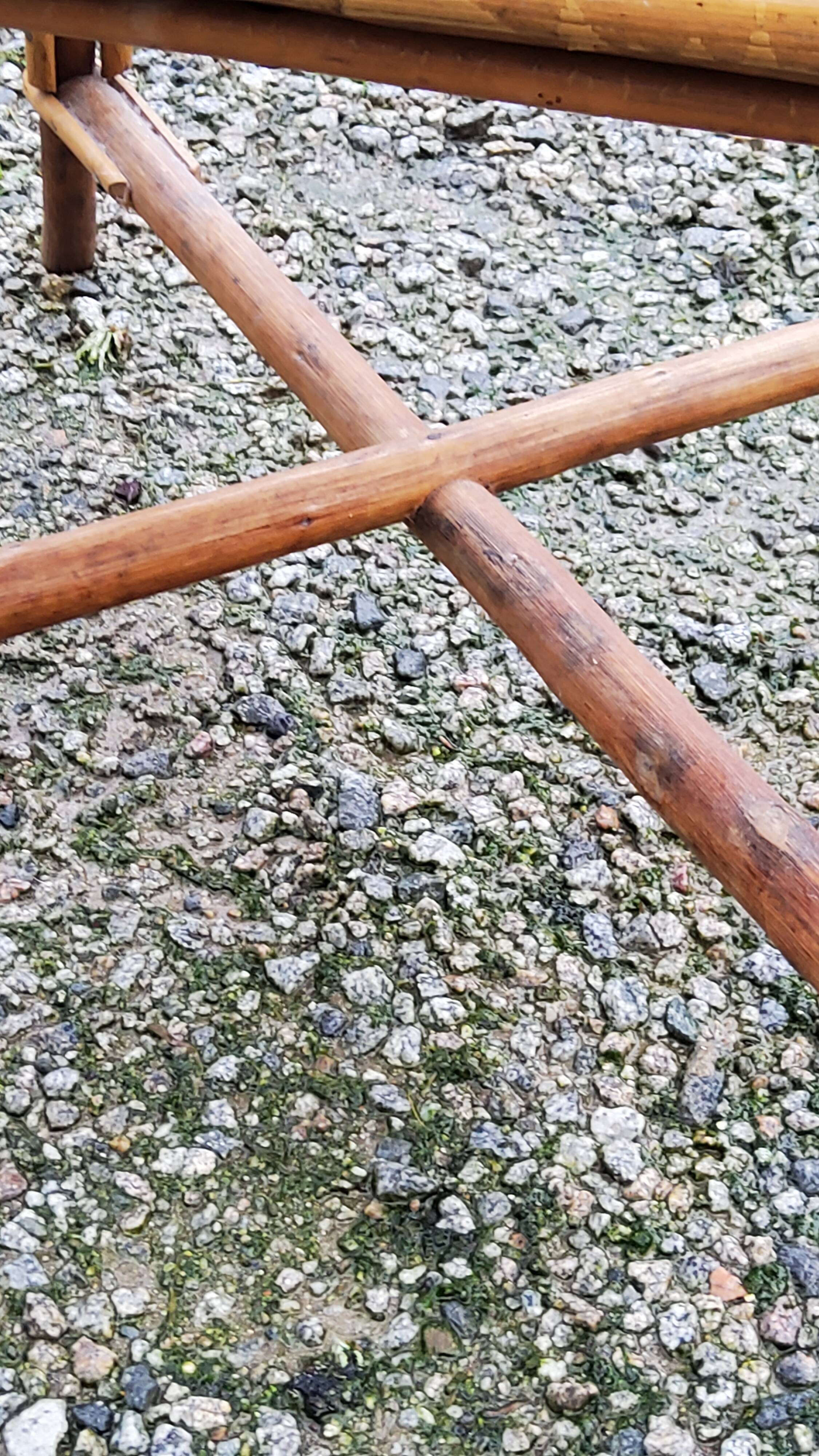 Rattan and wicker armchair from the 50s