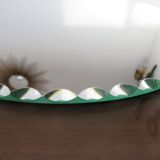 Mirror round bevelled art deco 4050s 30cm