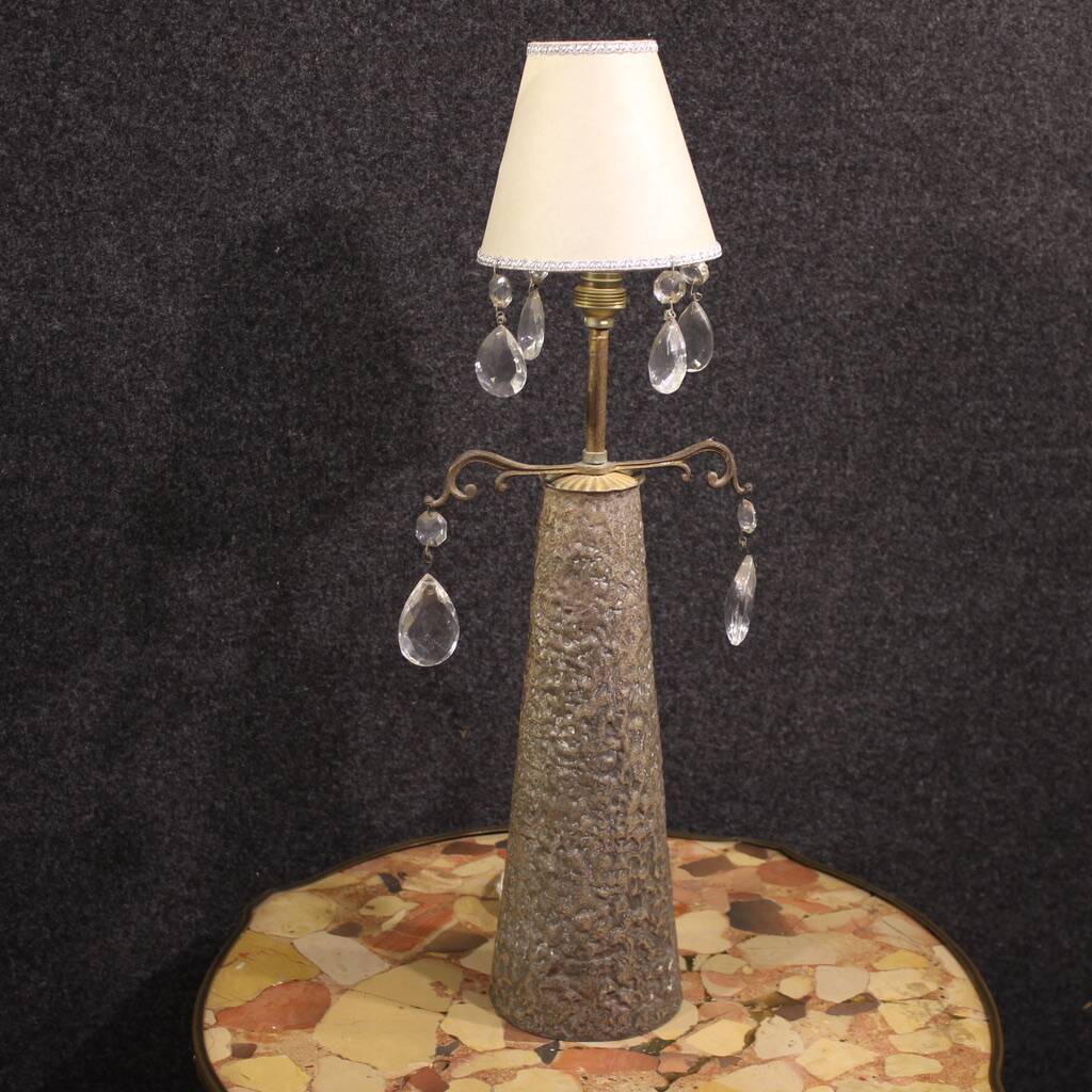 20th-century Italian lamp stamped Bragalini Bologna