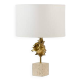 Maison Charles. Lampe coquillage en bronze doré. France, années 1970