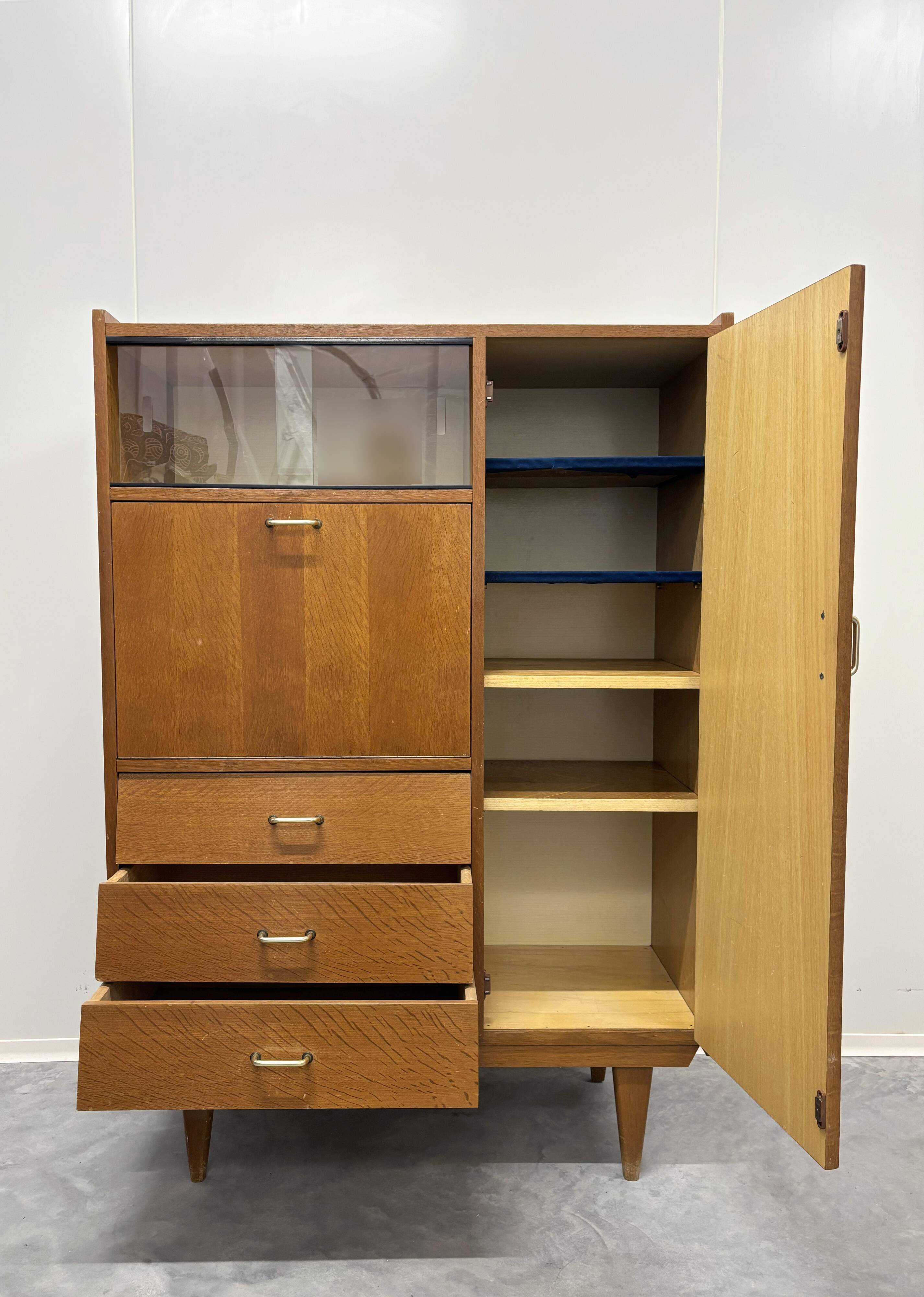 Armoire secrétaire vintage scandinave style