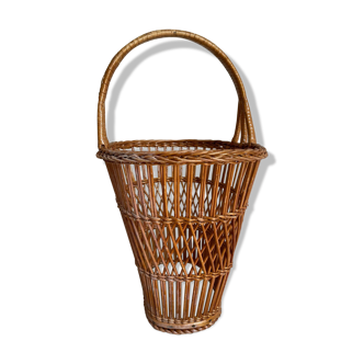Wicker and formica basket