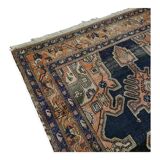 Persian Hand Knotted Wool Hamadan Carpet. Mid 20th Century.