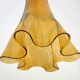 XXL - Large Murano glass vase sommerso yellow amber vintage 1960-70