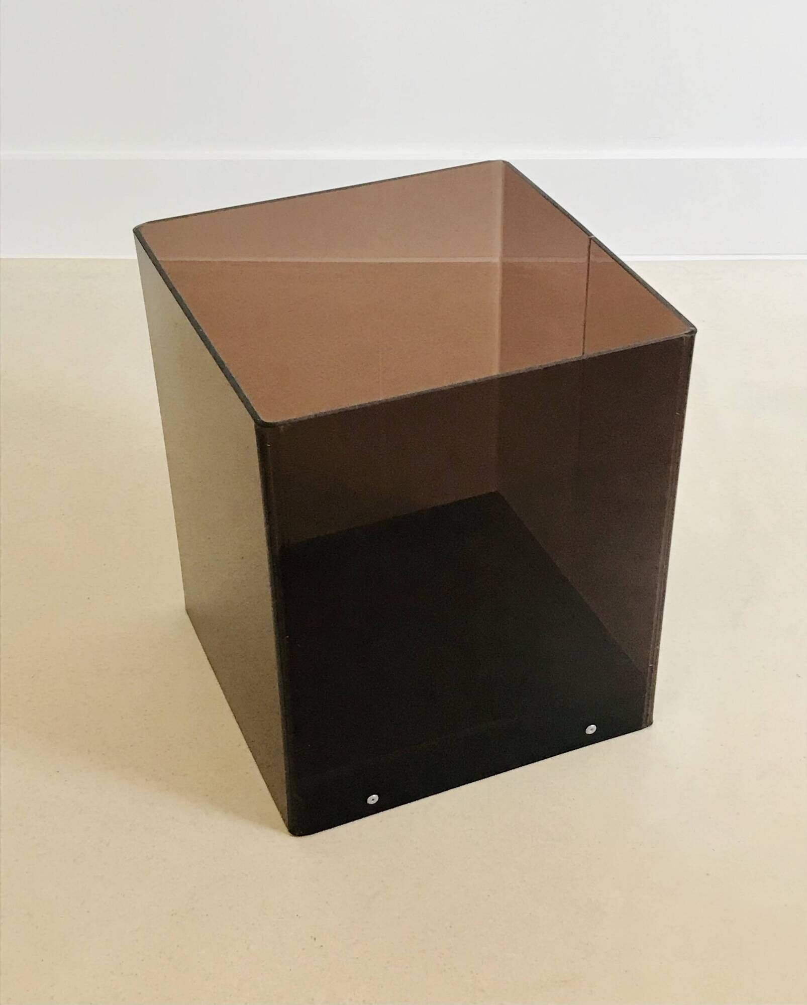 Altuglas wastepaper basket by Michel Dumas, France, 1970s