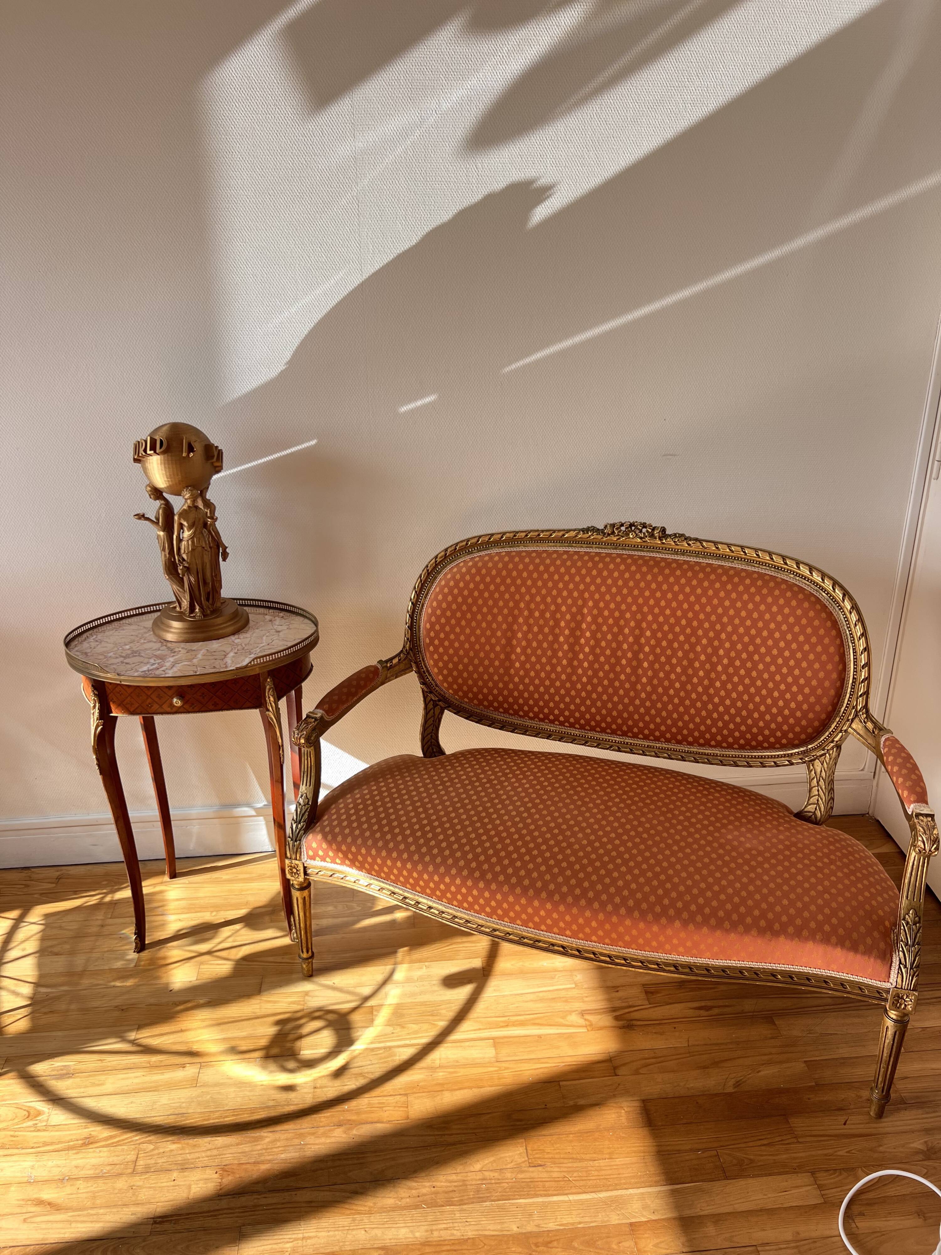 Bouillotte Table Louis XVI - Late 19th Century