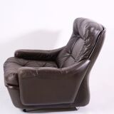 Modular leather sofa by michel cadestin for airborne