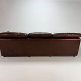 Vintage 3 seats leather Leolux Sofa, 1970s