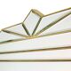 Large Deknudt XL faceted mirror, Hollywood Regency design