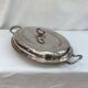 Silver metal covered dish signed Lancel dimension: height -14cm- width -48cm-