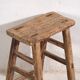 Pair of antique stools for bedside tables (circa 1900). Set of 2 pieces