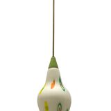 Italian opaline glass light pendant, 1950s
