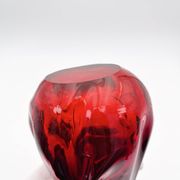 Murano Organic Vase Red Amber 28.5cm 1.1kg