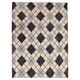 Modern Kilim blue check pattern wool kilim carpet geometric kelim area rug