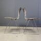 Set of 4 stacking dining chairs by Rudi Verelst for Novalux, 1970s